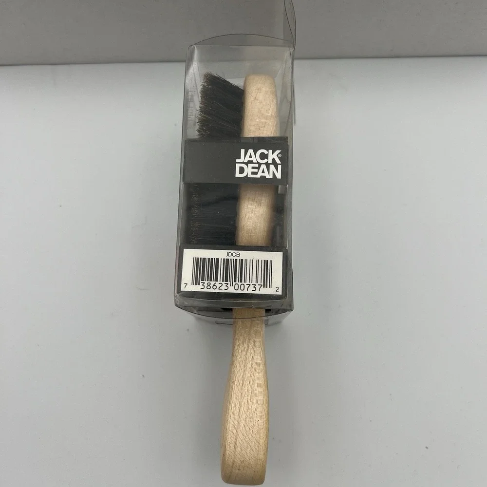 NEW Denman Jack Dean Gentlemen's Light Wood Handle CLUB HAIR BRUSH